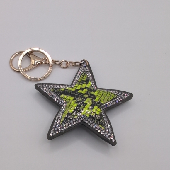 Accessories - Star Snake Print Key Chain/ Bag Charm
